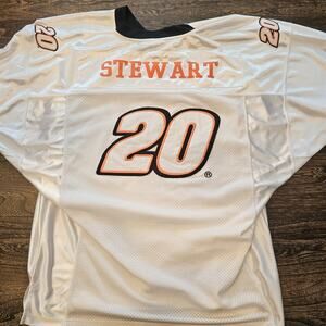 Vintage Tony Stewart NASCAR Auto Racing Car Football Jersey XXL 2XL